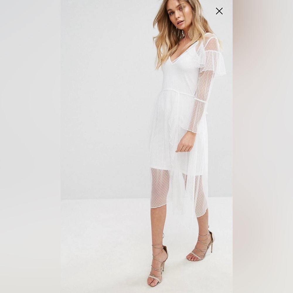 River Island - Pretty Western white dress